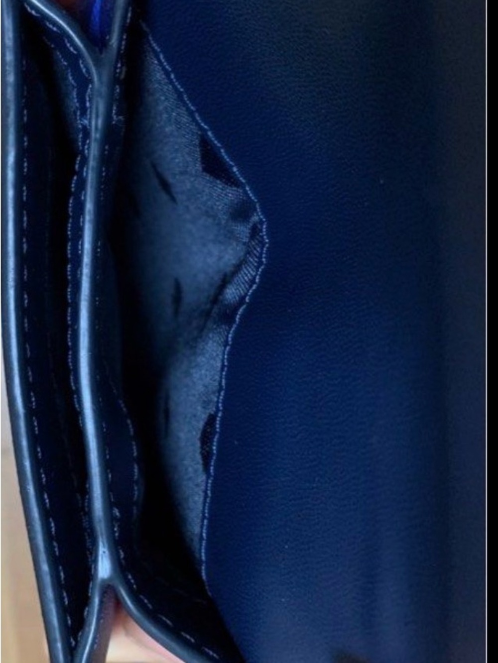 NWT Kate Spade Cameron Lemon Zest North South Flap Navy Phone Crossbody - Picture 8 of 8